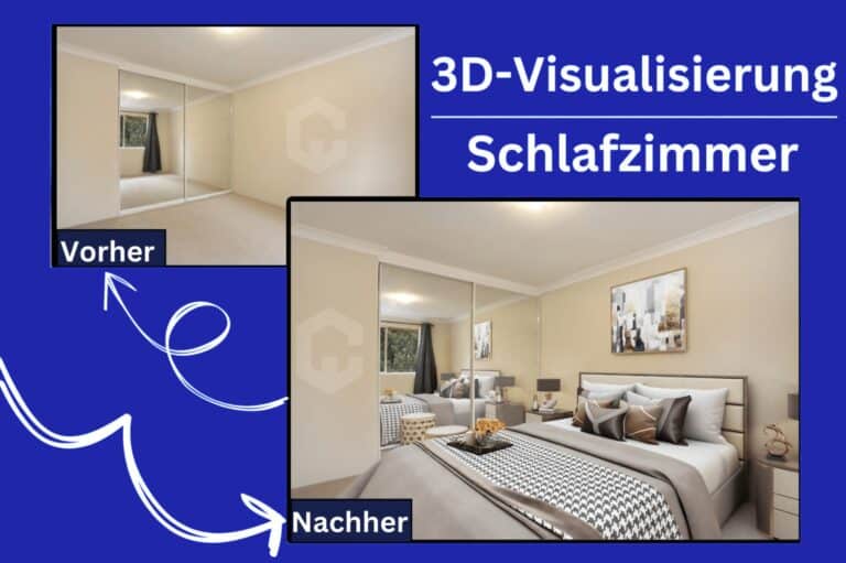 3D Homestaging - Schlafzimmer